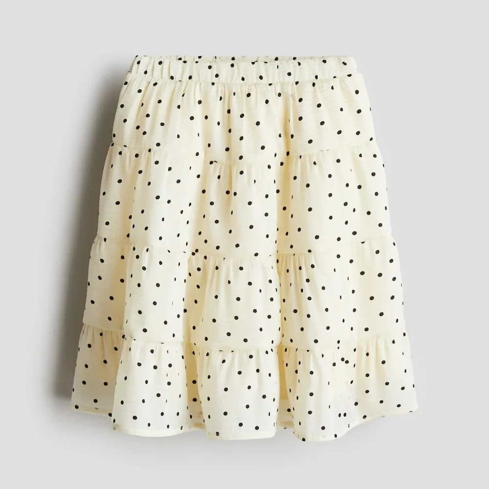 NWT H&M Tiered Skirt And Top- Polka-dot- Size 6x and 7